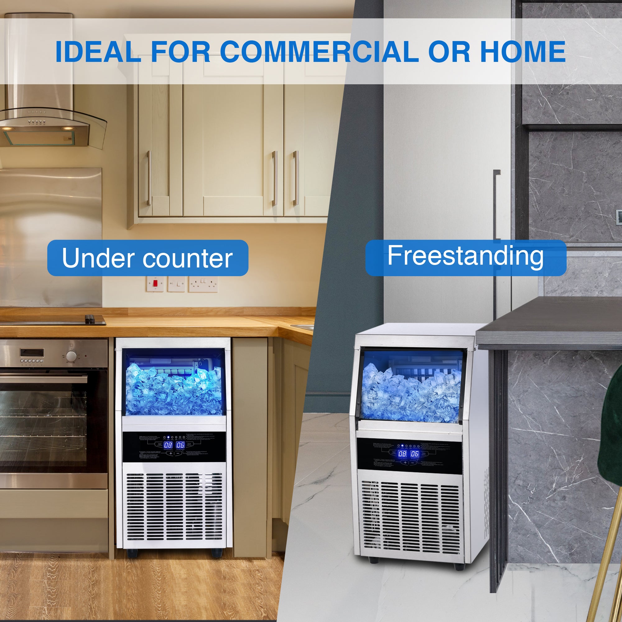 CIM45 - Commercial Ice Maker Machine 150LBS/24H