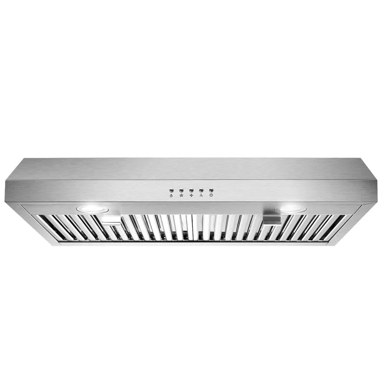 US0475BT- 30 Inch 450 CFM Stainless steel keys, silver