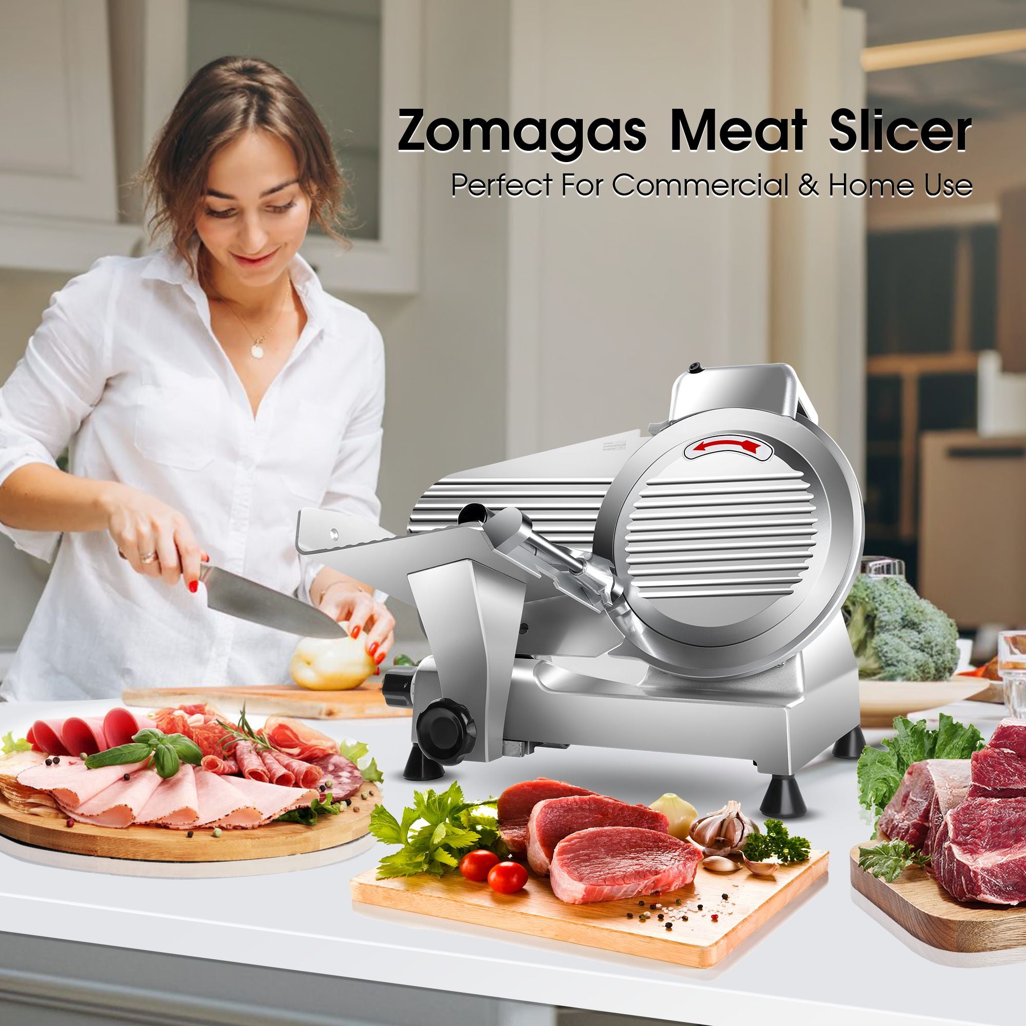 10MSB-4 - 10 inch - Meat Slicer Machine 240w