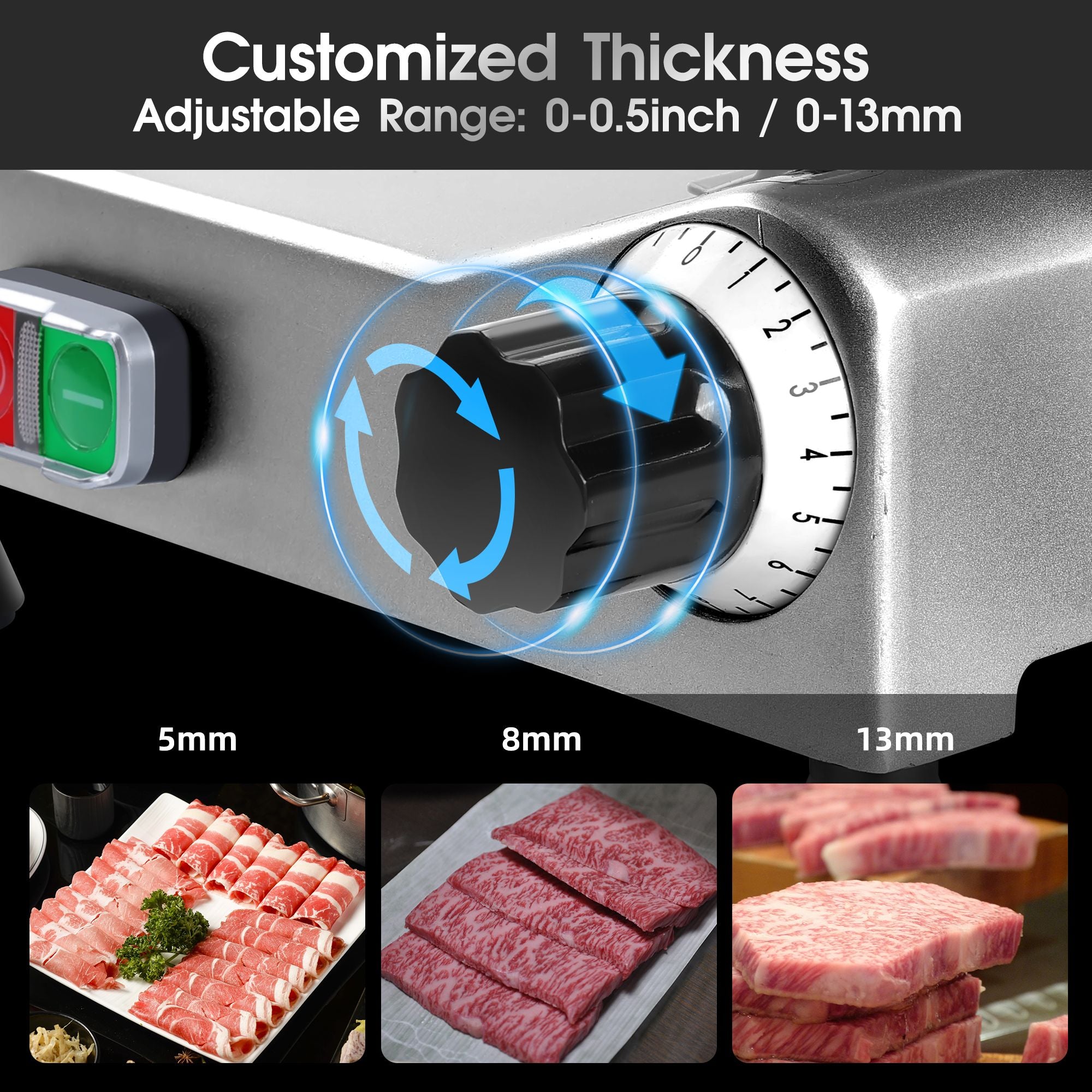 10MSB-4 - 10 inch - Meat Slicer Machine 240w