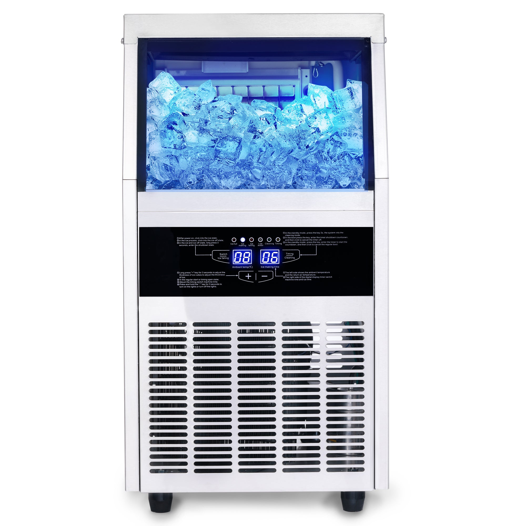 CIM45 - Commercial Ice Maker Machine 120-130LBS/24H