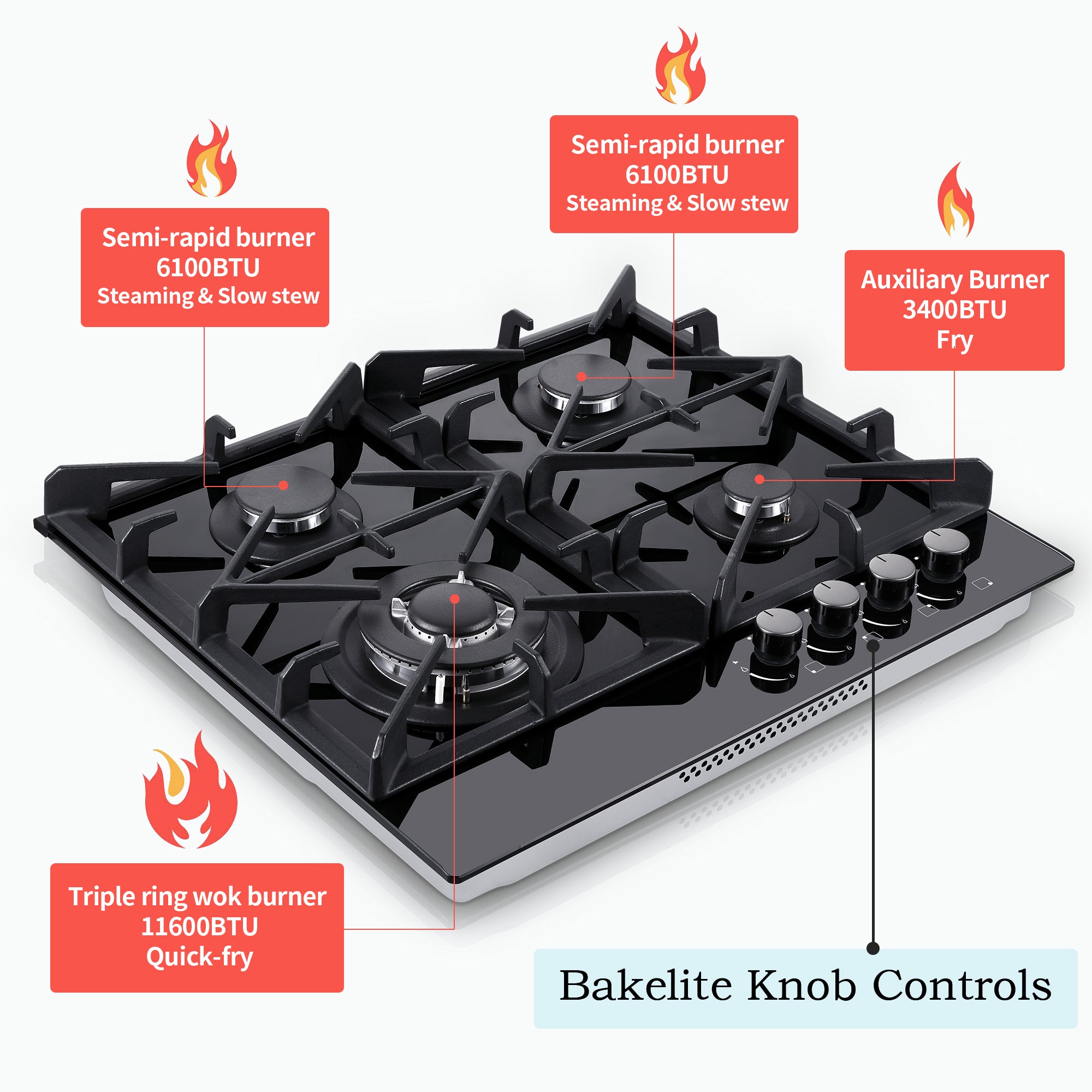 Wok Ring for Gas Stove, Four-Claw Wok Rack Made of Macao