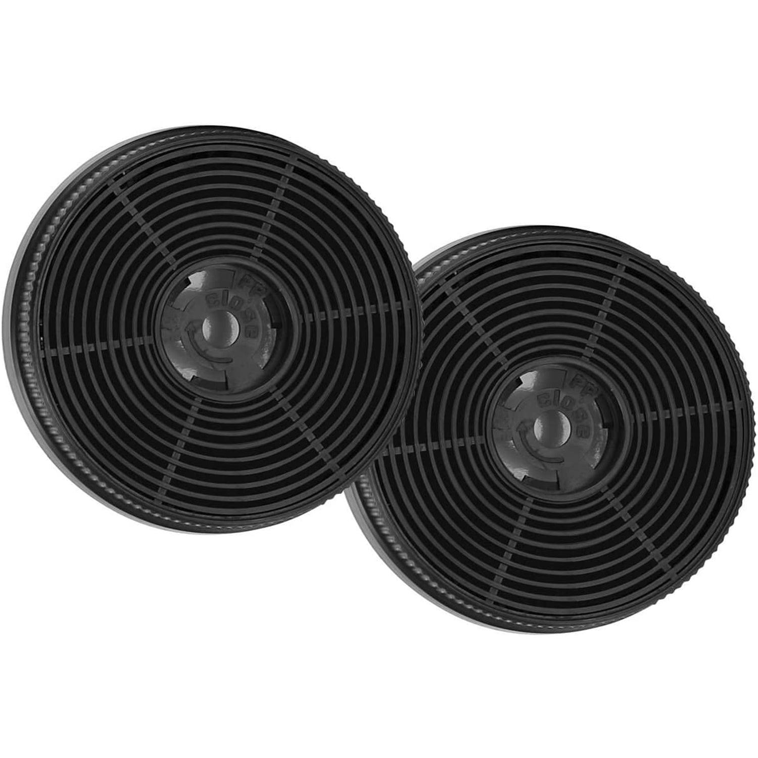Tieasy Range Hood Carbon Filter CF-Y for TIEASY Wall Mount Model 1775 1790 2475, Replacement Charcoal Vent Filter Accessories (Round,Pack of 2) - Tieasy