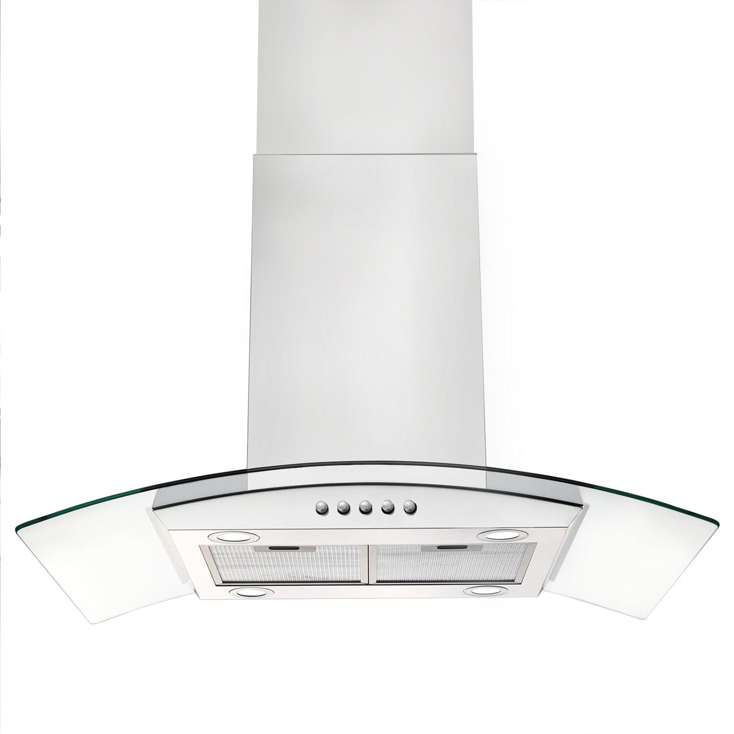 Tieasy Island Range Hood 36 inch Range Hood 700 CFM Permanent Grease Filters