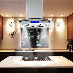 Tieasy Island Range Hood 36 inch Range Hood 700 CFM
